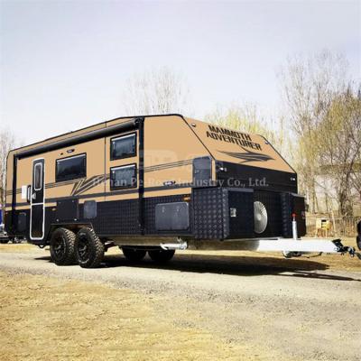 China Motorhome 4X4 rv 4 person High Intensity Cheap Mobile Camper Trailer Travel Off Road Luxury Caravans for sale