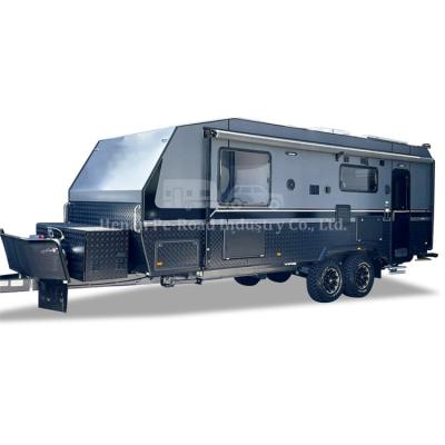 China High Intensity 22Ft Australian High Intensity High Quality 22Ft Motorhome Off Road Cheap 4 Berth Travel Caravan Camping Trailer for sale