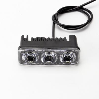 China PC + Aluminum Working Light LED Strip Lamp Automobile Headlight Straight Three Lens Refitting Headlight Super Bright Led Headlight for sale