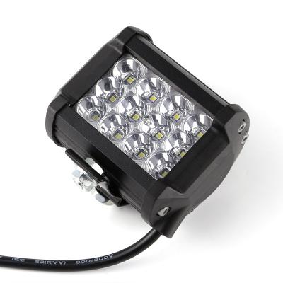 China PC+Aluminum Automotive LED Light 4 Inch 36W Double Row Strip Light Vehicle Roof Spotlight Offroad Work Light for sale