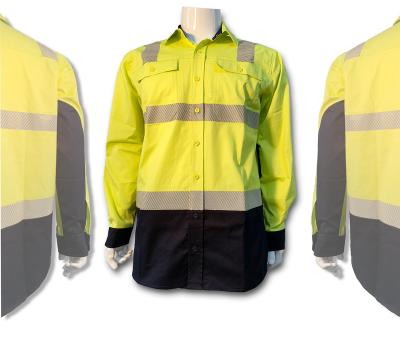 China Cotton goldwell 3M tape reflective mechanic protective shirt for men and women en venta