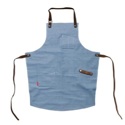 China Work Apron Home Cotton Denim Windproof Apron en venta