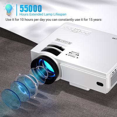 China Pico LCD LED Full HD Video Movie Projector [Amazon Hot Selling Projector] 1080P High Lumens Home Theater Projector for sale