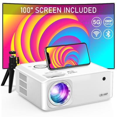 China Pico Full HD Wifi Projector 1080P LCD LED High Lumens Home Theater Projector for sale