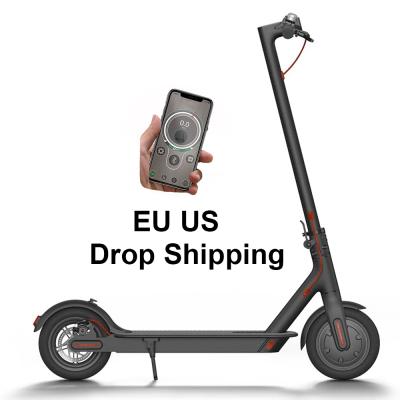 China New Model Europe EU Warehouse Unisex Foldable 350w 20miles M365 Folding Kick Electric Scooter With APP And Led Light For Adults for sale