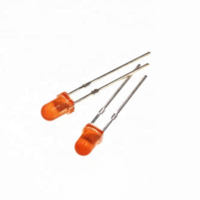 China F-3 3MM Orange Color Round Light Emitting Diode 3mm LED for sale