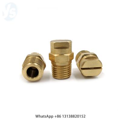 China Cleaner/Chemical Brass V Jet Nozzle Series,Fan Water Jet Jet YS HU Flat Nozzle For Car Washer Metal Spray Nozzle for sale