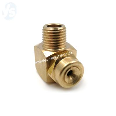 China Factory 3 YS BX-W Brass Tangential Spray Nozzle, Wide Angle Hollow Cone Cleaning Nozzle Hot Sale for sale