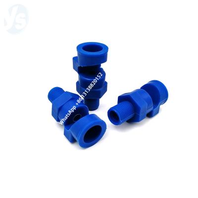 China Plastic Wide Angle Hotels YS YS Spray Nozzle For Cooling Conveyor Belt , Flat Pattern Water Spray Nozzle for sale