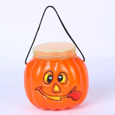 China Plastic Plastic halloween candy pot for sale