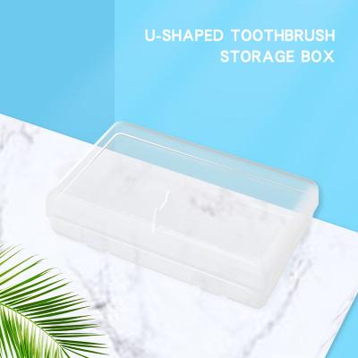 China U-shaped plastic storage box pp storage box small travel toothbrush object storage for sale