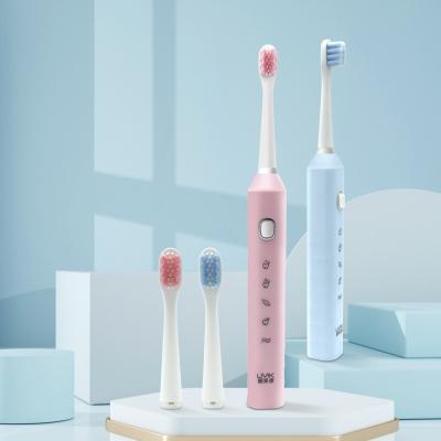 China Battery Operated Smart Teeth Whitening Led Sonic Care Ultra Soft Silk Electric Toothbrush Manufacturers In China for sale