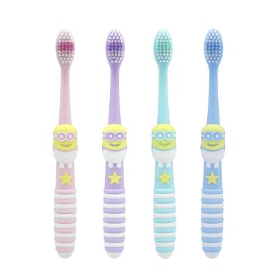 China Give Play Away Cartoon Baby Toothbrush Child Toothbrush Kid Toothbrush With Airplane Toy for sale