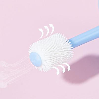 China 360 Degree Rotating Head Kids New Toothbrush Baby Care Cleaning Oral Toothbrush Can Rotate Brush Head 360 Degree for sale