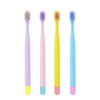 China Hot Selling Soft Small Head Bristle Toothbrush Manual Soft Torque / Best Friend Super Soft Super Fine Female Oral Care for sale