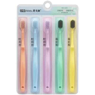 China Ordinary High Level Plastic Manual Adult Toothbrush Family Set for sale