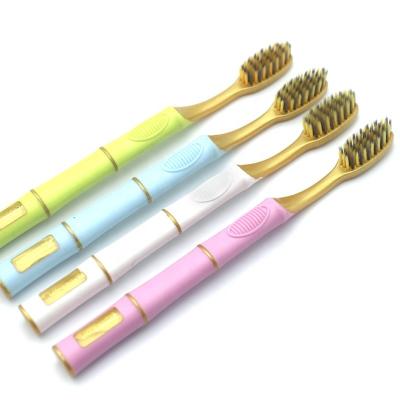 China Bamboo Bristle Bamboo Charcoal Premium Binchotan Shape LMK Toothbrush OEM Custom for sale