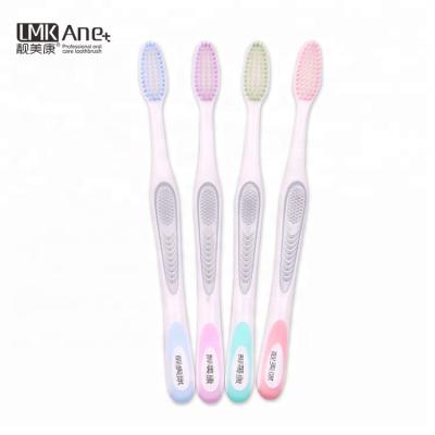 China Soft Hair LMK Top Selling Adult Home Use Brush Soft Customized PP Toothbrush for sale