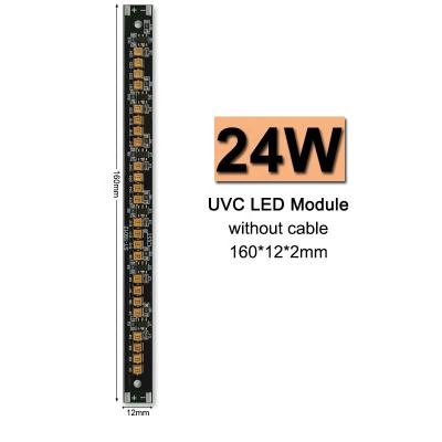 China High Radiation Power 24W LED Module 265nm-285nm 24V LED UV-C UV-C Air Distinfection à venda