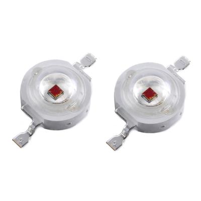 China INGAN Epileds Chip 1W Red 660NM High Power Led Te koop