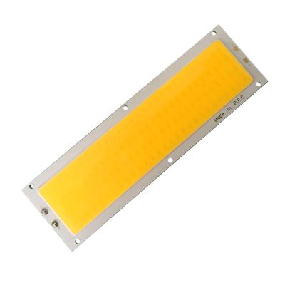 Cina INGAN COB 12V LED Light Bulb Panel 18-28W Ultra Bright Warm White Flip Technology 120*36*1.5mm Cool White For DIY Lighting in vendita