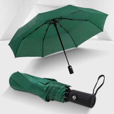 China Lightweight Windproof 21inch 8ribs Travel Compact Umbrella Folding Automatic Umbrellas for sale