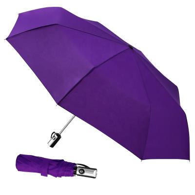 China Best Travel 23inch Compact Strong Windproof Lightweight Lightweight Folding Automatic Umbrella For Rain Men Women for sale