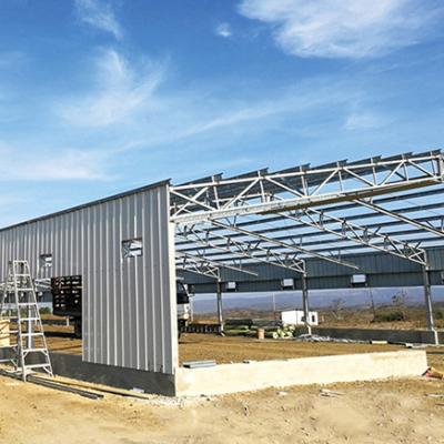 China OEM Steel Structure Farm Broiler Poultry Shed Open Side Or Narrow Construction Design Chicken House for sale