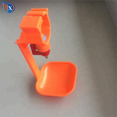 China Poultry Drinking Water Chicken Quail Broiler Nipple Drinkers With Cups For Poultry Water System for sale