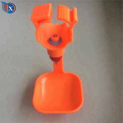 China Poultry Drinking Water Automatic Poultry Chicken Drinks Nipple Drinker Hang Cups for Quail Broiler Breeder Chick for sale