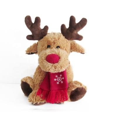 China Cozy Christmas Gifts Toy Plush Elk Toy Soft Plush Stuffed Moose Toy for sale