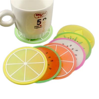 China Colorful Non-slip Heat Insulated Protective Silicone Cup Stocked Mat In Hand for sale