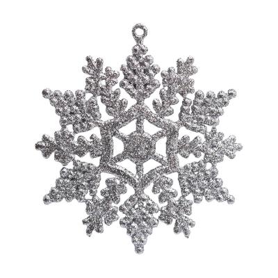 China Nordic Style Christmas Decorations 10cm/40PC Christmas Snowflake Twine Christmas Tree Pendant for sale