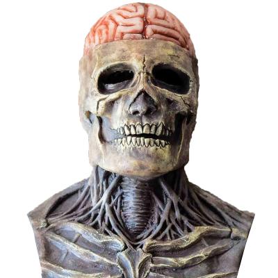 China Demon Zombie Horror Resident Evil Mask Skull Halloween Style Party Skeleton Headgear for sale