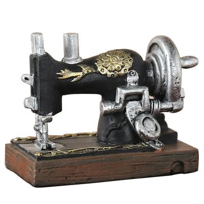 China European Creative Sewing Machine Decorations Resin Craft Decoration Resin Craft Gifts Home Office Ornaments for sale