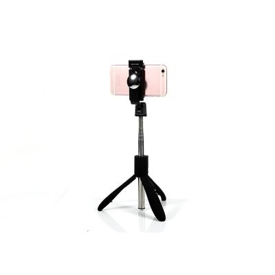 China Mini K06 Selfie Extendable Folding Wireless Stick Selfie Stander Phone Stick With Mirror Fill Light for sale