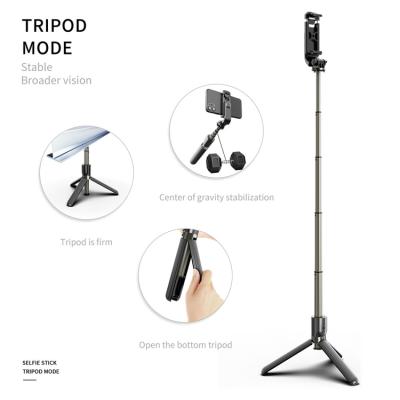 China High quality best selling portable flexible selfie stick L03 aluminum alloy material tripod for sports digital cameras for sale