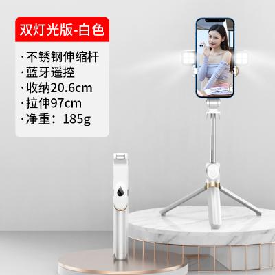 China Extendable Most Fashionable Handheld with XT06 Wireless Remote Control with Lamp Series Tripod Selfie Stick for sale