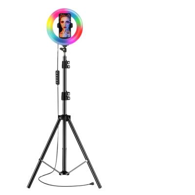 China Manual-wired control 2021 newest music follow RGB ring light dance with rhythm RGB colorful dance with rhythm for sale