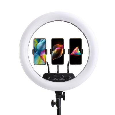 China Manual-wired remote control RGB 14inch colorful fill light with 14inch DC adapter fill light to bring you 360 degree even fill colorful light for sale