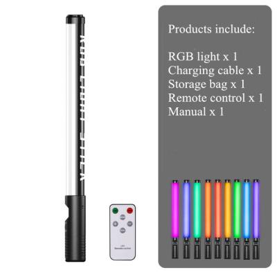 China Factory Price RGB Control Sufficiency Colored Stick Light Stick Manual-Portable Tripod Mobile Phone Cable Adjustable Holder for sale