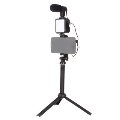 China Other Custom High Quality Led Lightweight Video Vlogging Kit Streaming Microphone Kit for sale