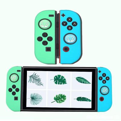 China Joy Con Durable Handle A Soft Touch Controller Housing Shell Animal Crossing Replacement Shell Handheld Cover For Nintendo Switch Joy-Con for sale