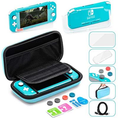 China Durable Thumb Grips Carry Case for Nintendo Switch Lite with Screen Protector Case 5 in 1 Accessory Bundle for Nintendo Switch Lite for sale