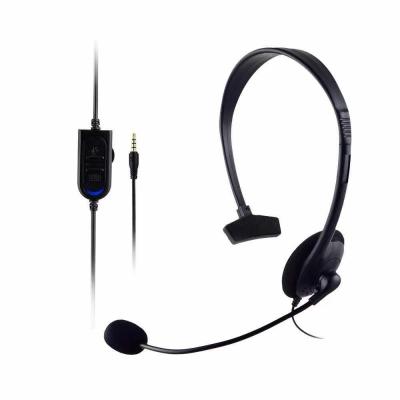 China Factory Wholesale Perfect PS4-481 Noise In Running Gaming Headset For XBOX Earphone For PS4 Single Ear Gaming Headset Headset Headset for sale