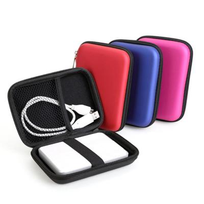 China Single Shockproof Carry Travel 2.5 Inch External Storage EVA HDD Case Hard Drive Pouch Bag For WD Seagate for sale