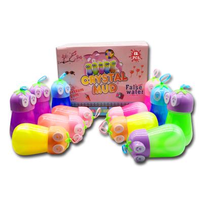 China Various PVE Good Quality Hot Sale Cartoon Eyes Gradient Ramp Crystal Soil Plasticine Crystal Mud Mud for sale