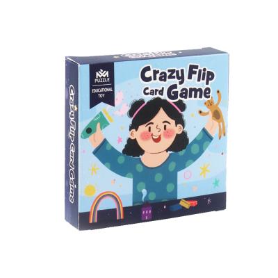 China Parent-children interactive Flashcard game parent-children interaction fun instruction card educational card game for children for sale