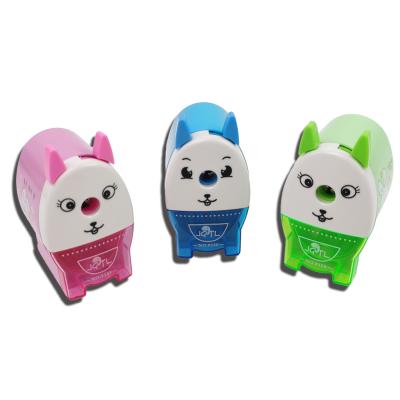 China Single Hole Type School Office Supplies Flat Surface Mechanical Size And PVC Metal Plastic Pencil Sharpener Original Material WEIGHT for sale