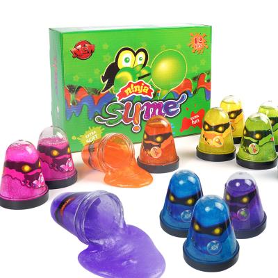 China PVE 2021 new quality fine popularity hot selling products drawing Crystal Mud Clay Slime Toy for sale